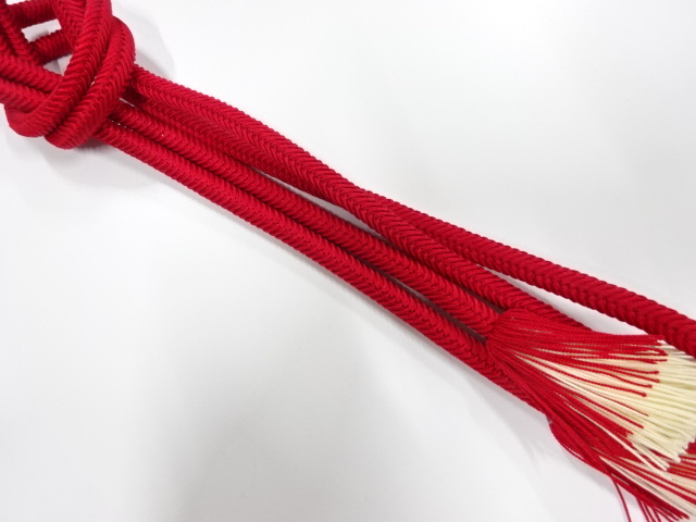 正絹　撚り房　手組帯締め